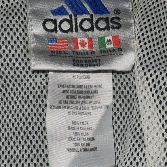 Adidas Mens Black Nylon Mesh-Lined Athletic Shorts - Picture 3 of 8